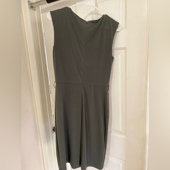Preowned forest green Calvin Klein dress size 4 - Picture 2 of 2